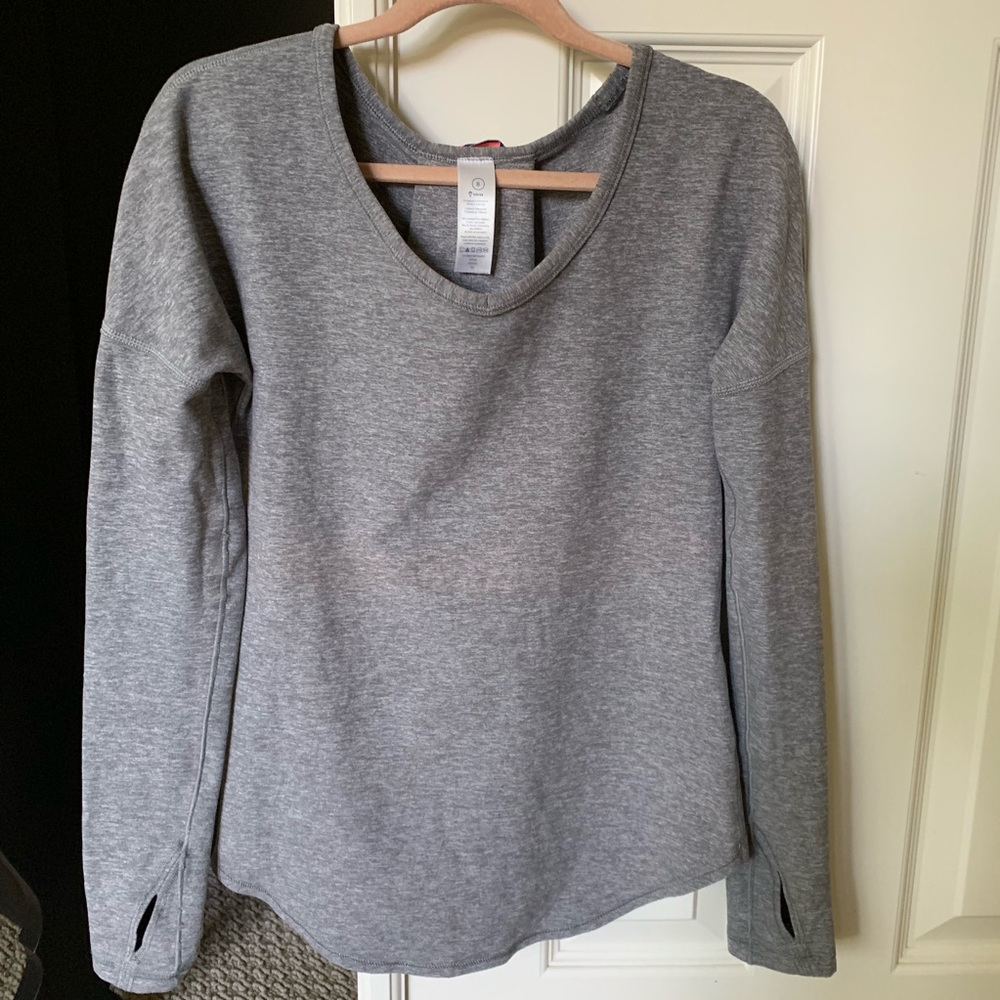 Ivivva Gray Long-Sleeve Athletic Tee, 8